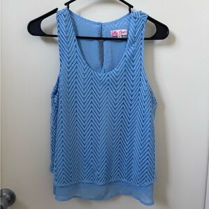 Light blue top!